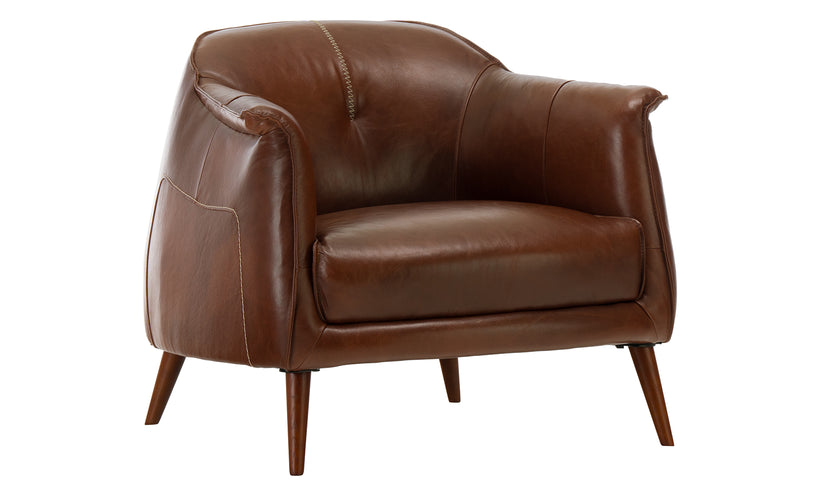 Martel Spiced Brown Club Chair